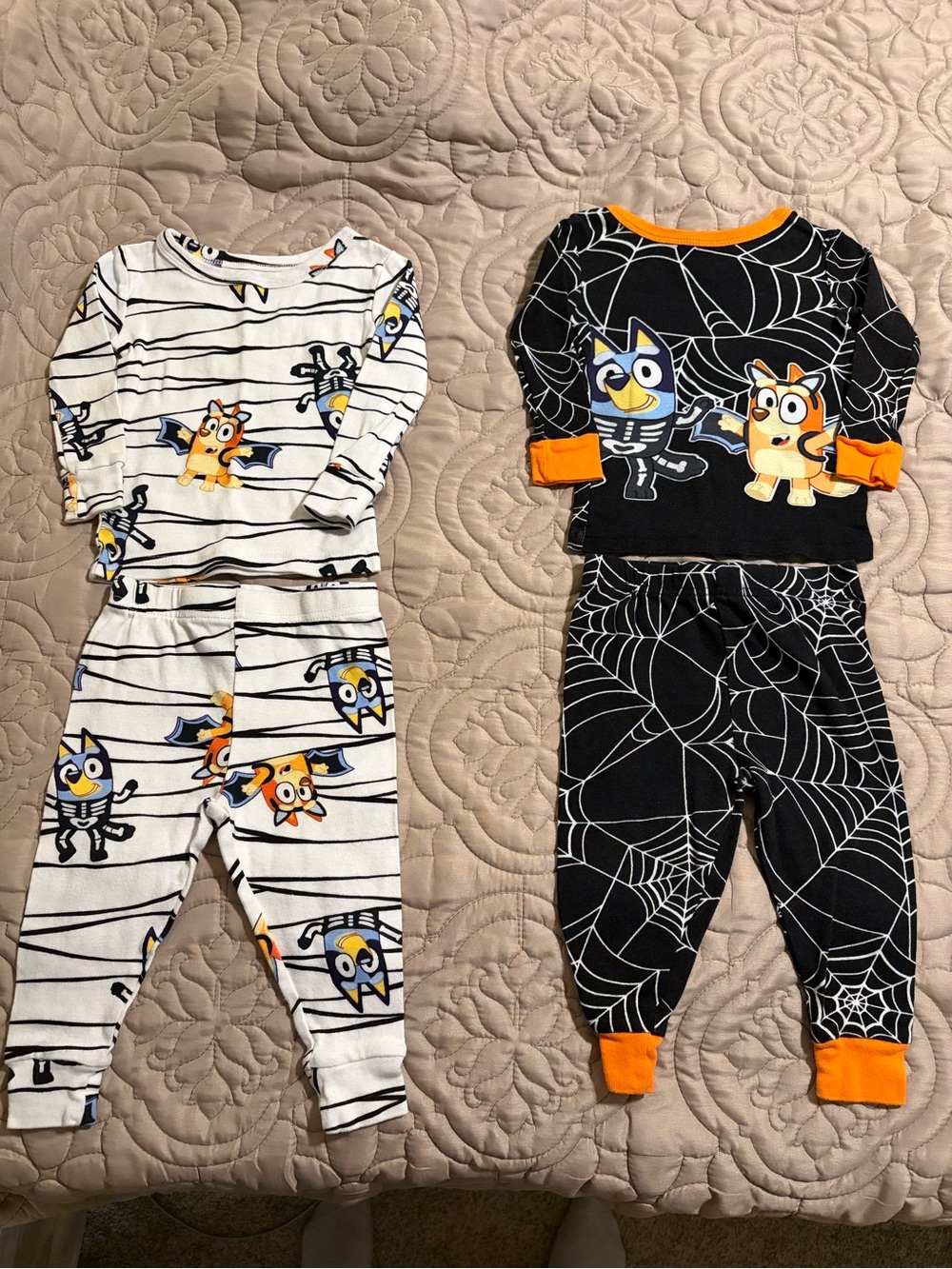 Baby Halloween Bluey Pajama Sets - 18 Months